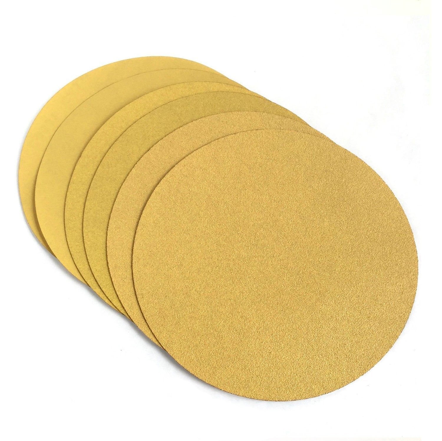 20PCS 9 Inch No Hole Hook & Loop Sanding Discs 40 Grit by Unbranded