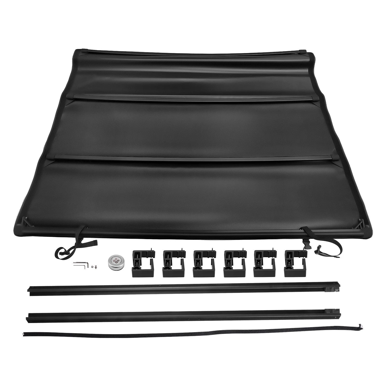 5.5FT Roll Up Tonneau Cover Waterproof for Ford F-150 SuperCrew 2009-2026