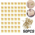 Small Brass Plated Hinges With Screws Trinket Jewellery Box Dolls