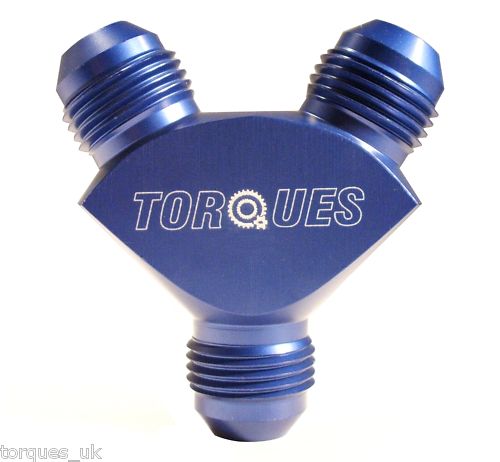 An -12 (an12 an 12) Billet Aluminium Y Block Adapter Fitting