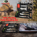 Hunting Knife Set Fishing Big Game Field Dressing Kit For Hunter