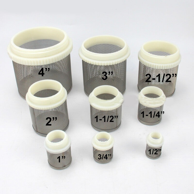 Stainless Steel Mesh Strainer Filter - Male Thread