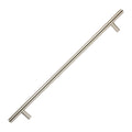 Euro Style 13-1/8" Brushed Nickel Kitchen Cabinet Door Drawer Handle