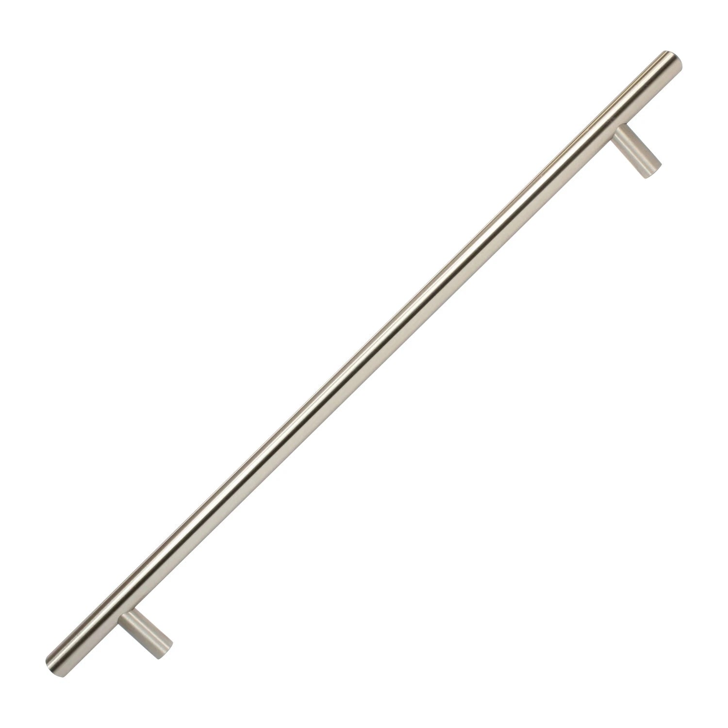Euro Style 13-1/8" Brushed Nickel Kitchen Cabinet Door Drawer Handle