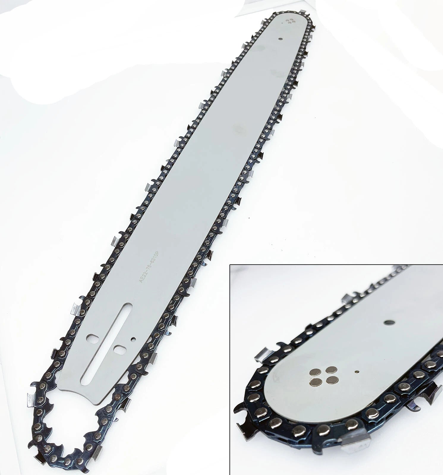 22" Chainsaw Bar & Chain Blade Loop 3/8" Pitch Replacement 5200 5800