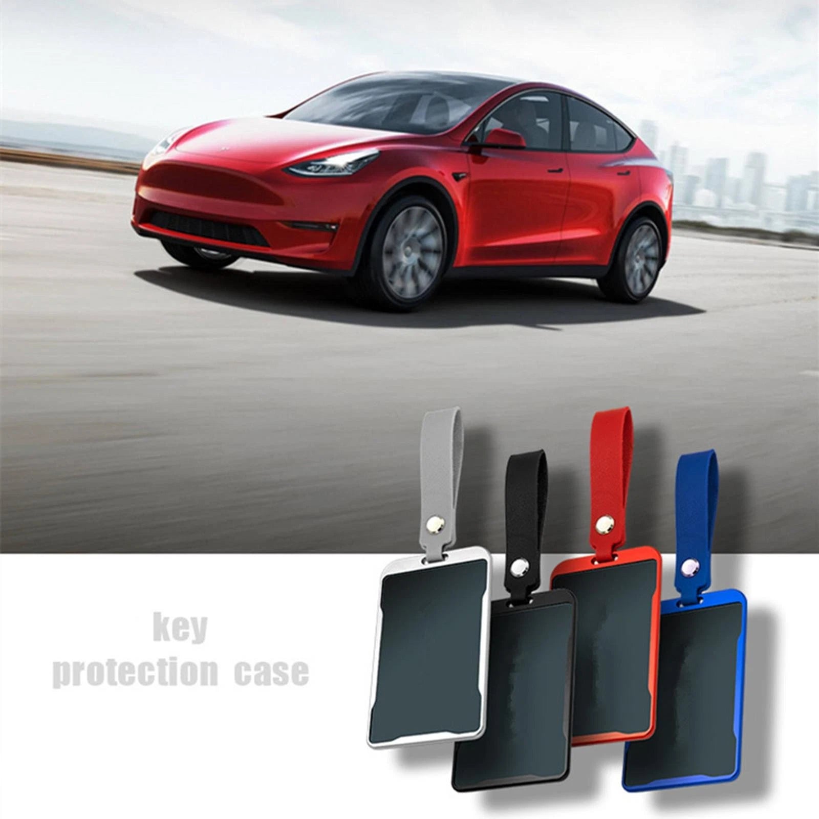 Car Key Case Protector Cover Auto Interior Accessories For Tesla