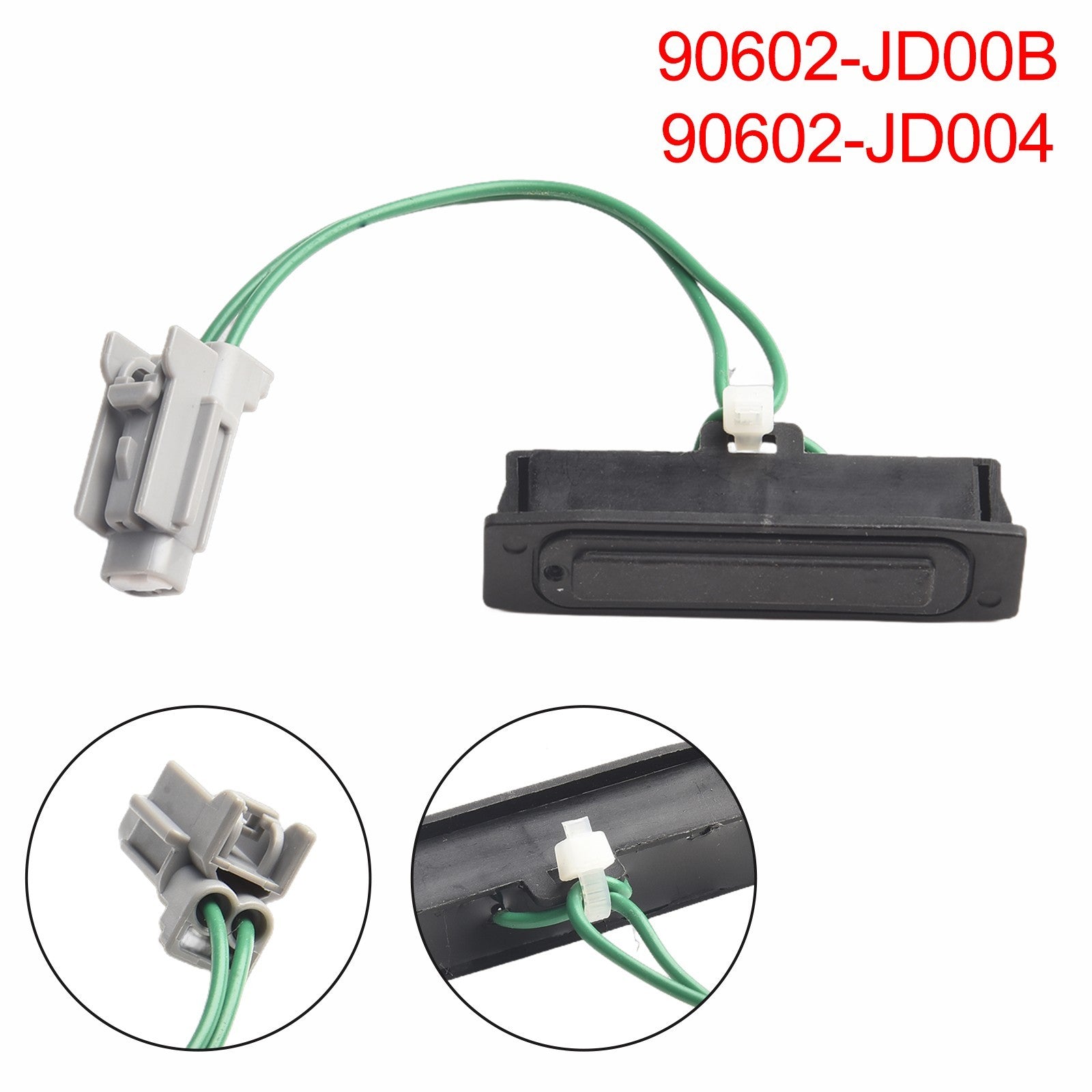 Car Rear Trunk Switch - Black Boot Button