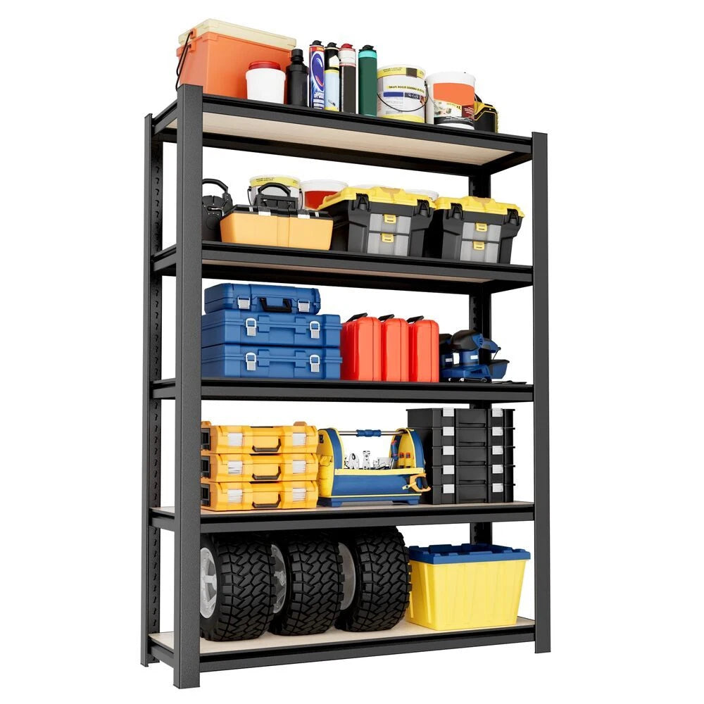 Workpro 72" 5tier Metal Shelving Unit Boltless Adjustable Storage