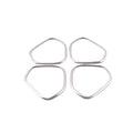 Speaker Frame Cover Trim Set For Volvo Xc60 2018-2026 Stainless Steel
