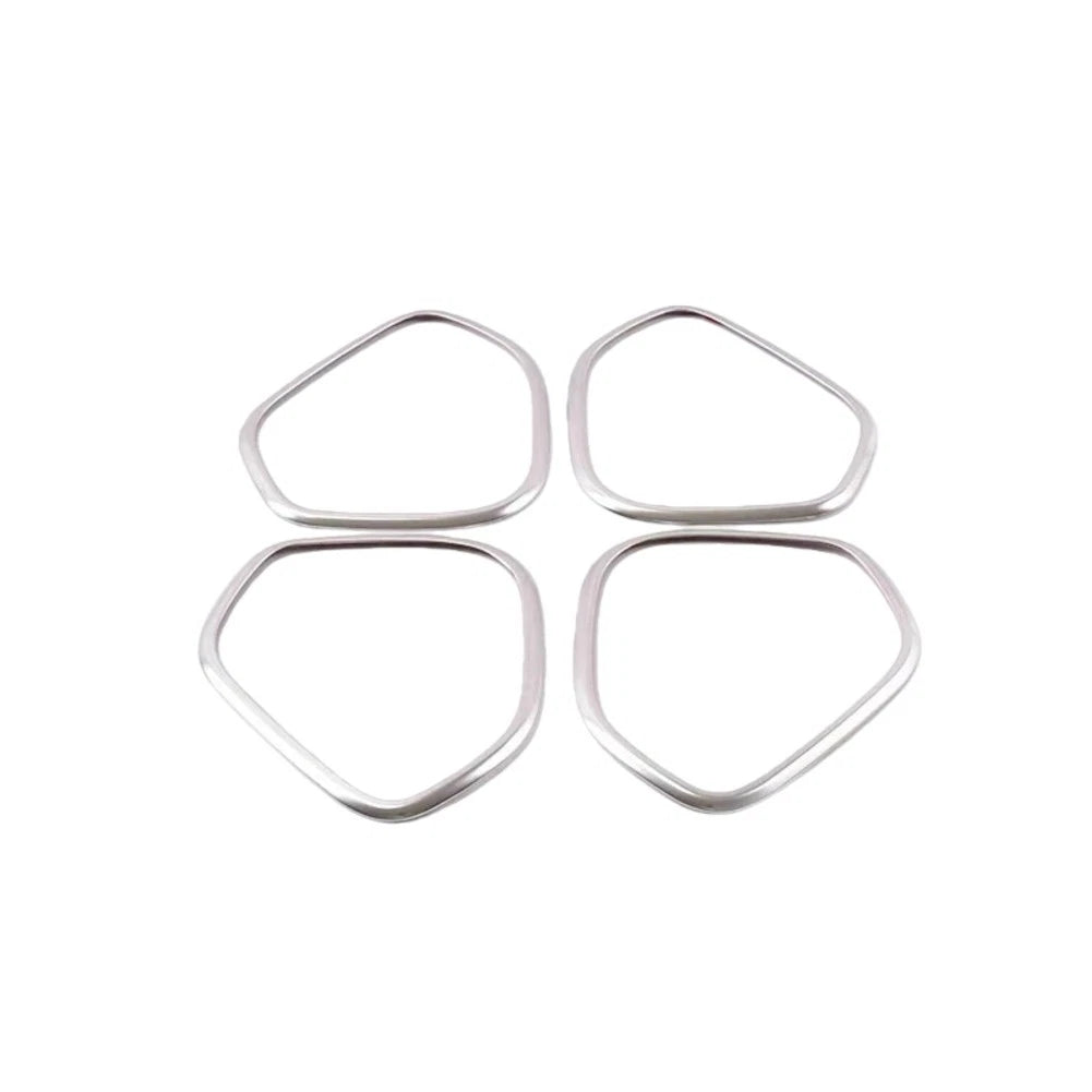Speaker Frame Cover Trim Set For Volvo Xc60 2018-2026 Stainless Steel