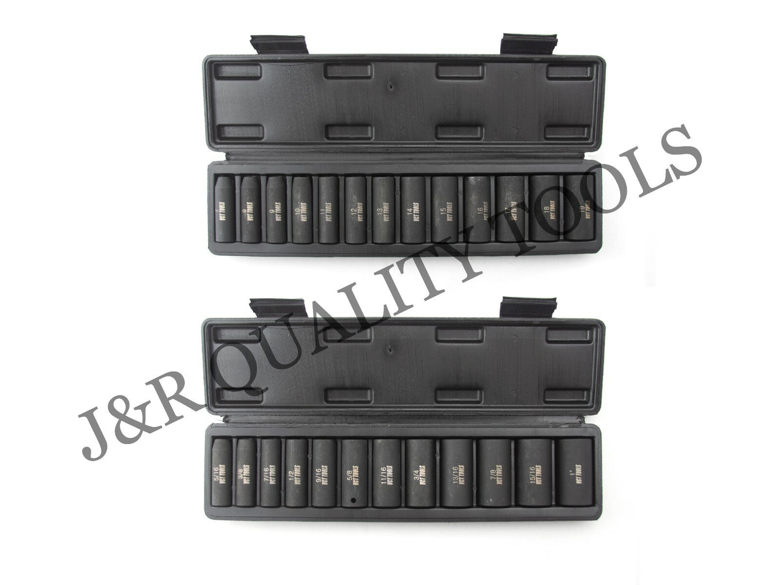 25pc 3/8-Inch Drive Deep Impact Socket Set