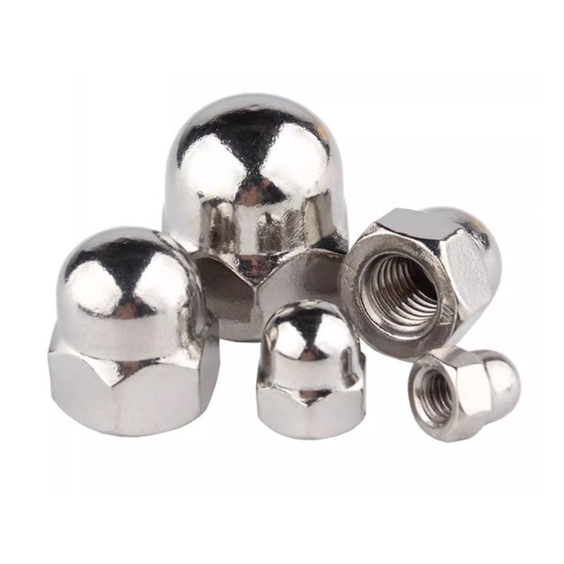 304 Stainless Steel Thin Cap Nuts DIN1587 M8-M20