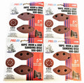 40 Ate Pro 5" Hook And Loop 8 Hole Sanding Discs 100 Grit Orbital