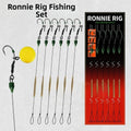 Ronnie Rig Set For Carp High Carbon Steel Hooks 22cm Line Quick Swap
