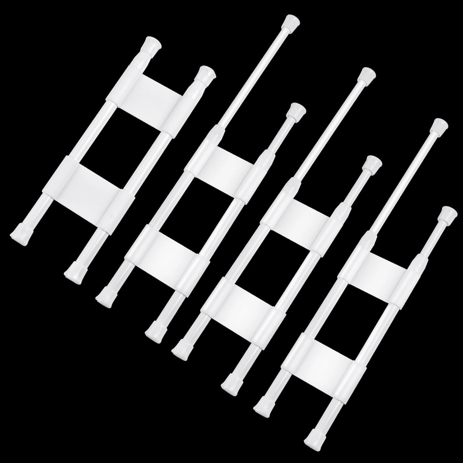 4 Set Double Rv Refrigerator Bars, Adjustable Spring Tension Fridge