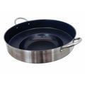 Non-stick Stainless Steel Hd Comal Concave Frying Bowl 23"x7" Para