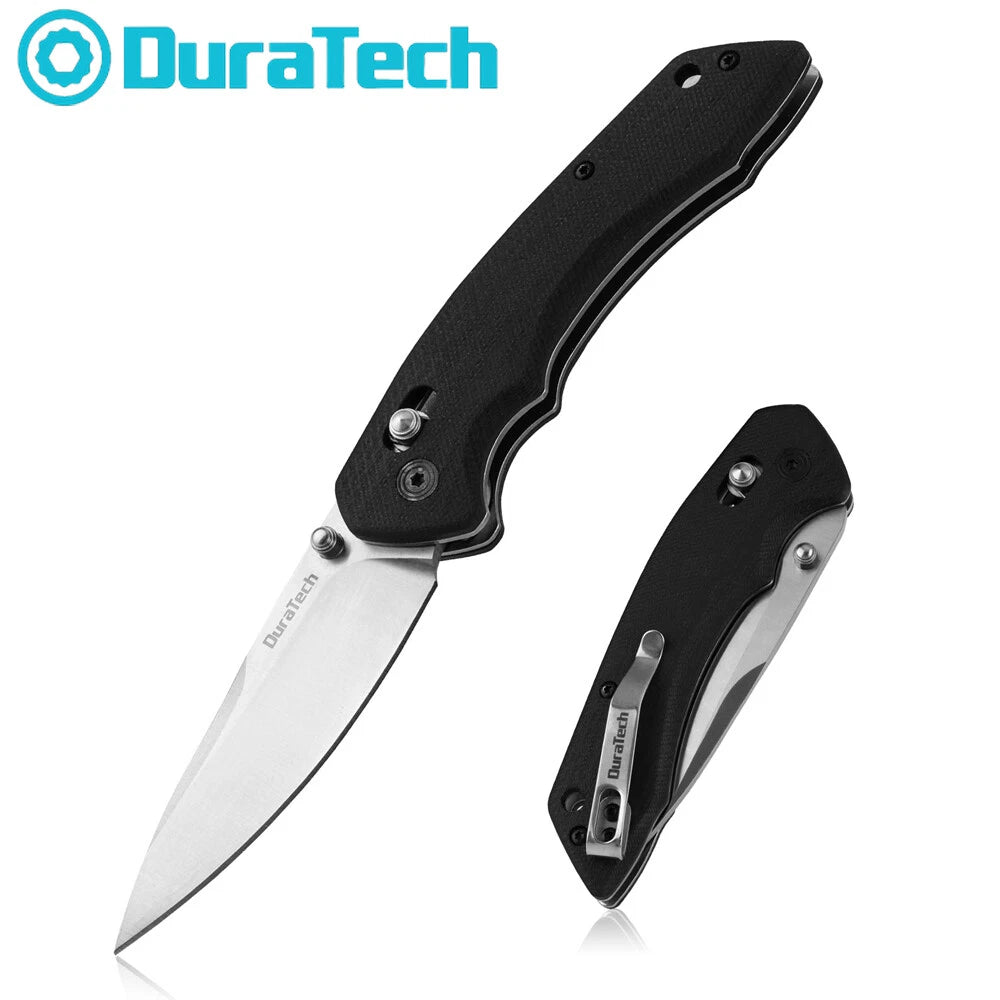 Duratech Folding Pocket Knife Edc Pocket Knife G10 Handle Drop Point