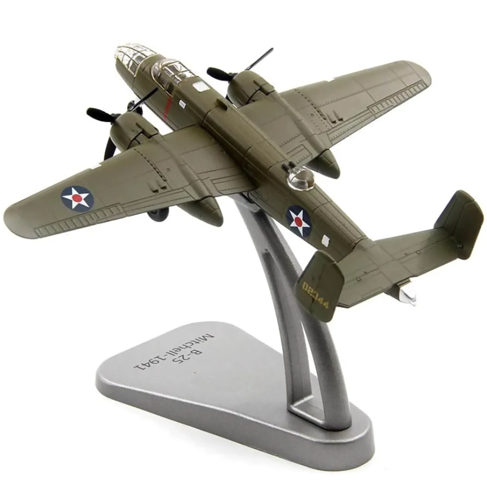 New 1/144 Scale B-25 Bomber Mitchell Alloy Aircraft Model Plane