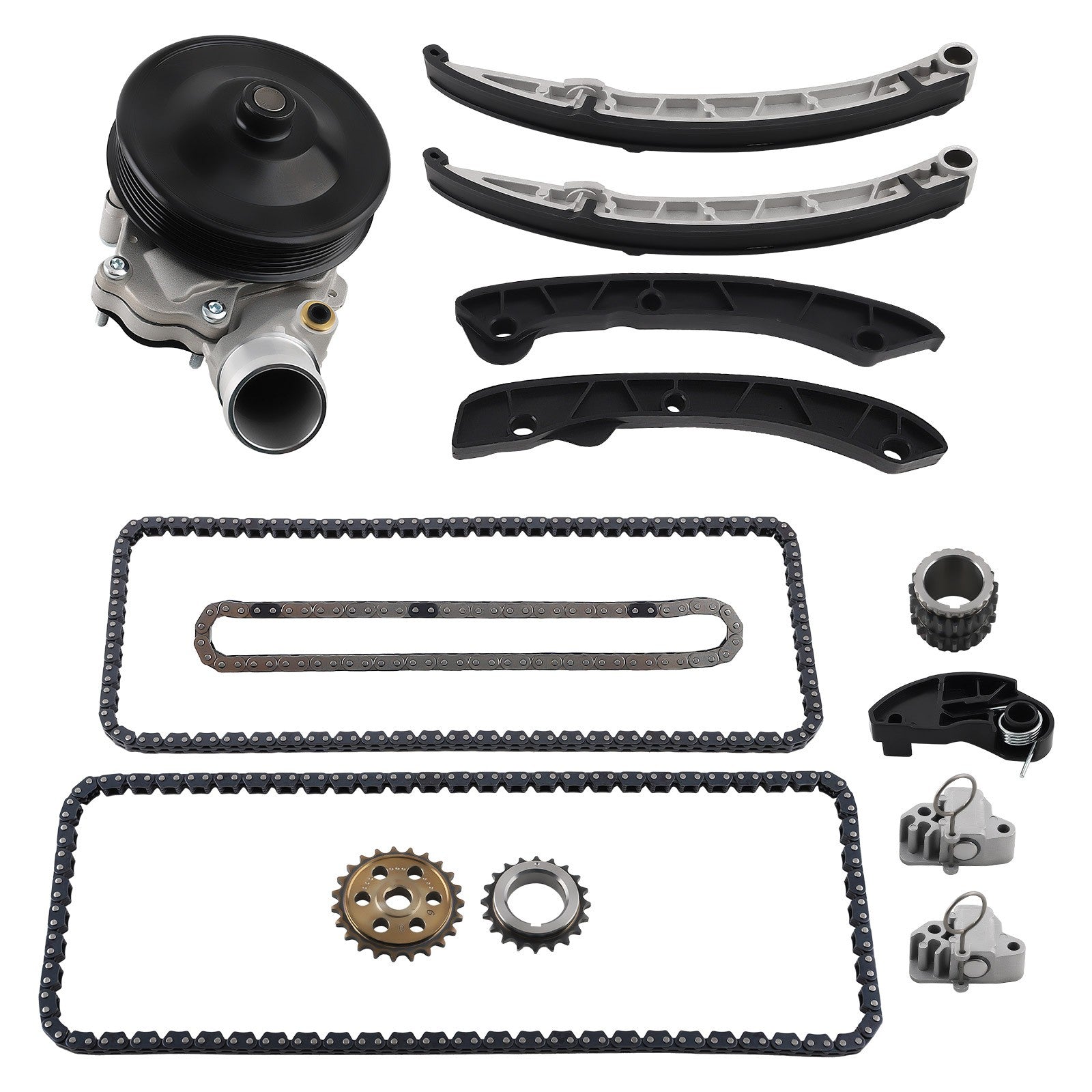 Timing Chain Kit w/ Water Pump For Jaguar XKR F-Type Range Rover Sport
