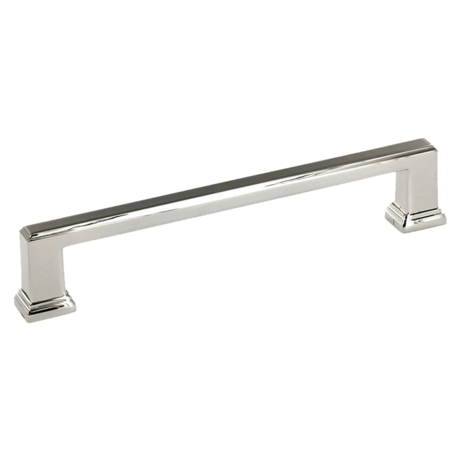6-5/16" Center To Center, 7-3/32" Long Polished Nickel Cabinet Pull