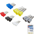 BlueSpot 93pc Insulated Ferrules Assortment Bootlace Crimp Terminals