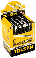 48 Tolsen Stainless Steel Snap Off Utility Knife Knives Blades 9mm