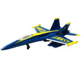 Alloy 1:64 Navy Blue Angels F/a-18 Hornet Fighter Jet Die Cast Model