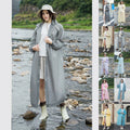 Reusable Waterproof Raincoat For Adults Unisex Hooded Long Outdoor