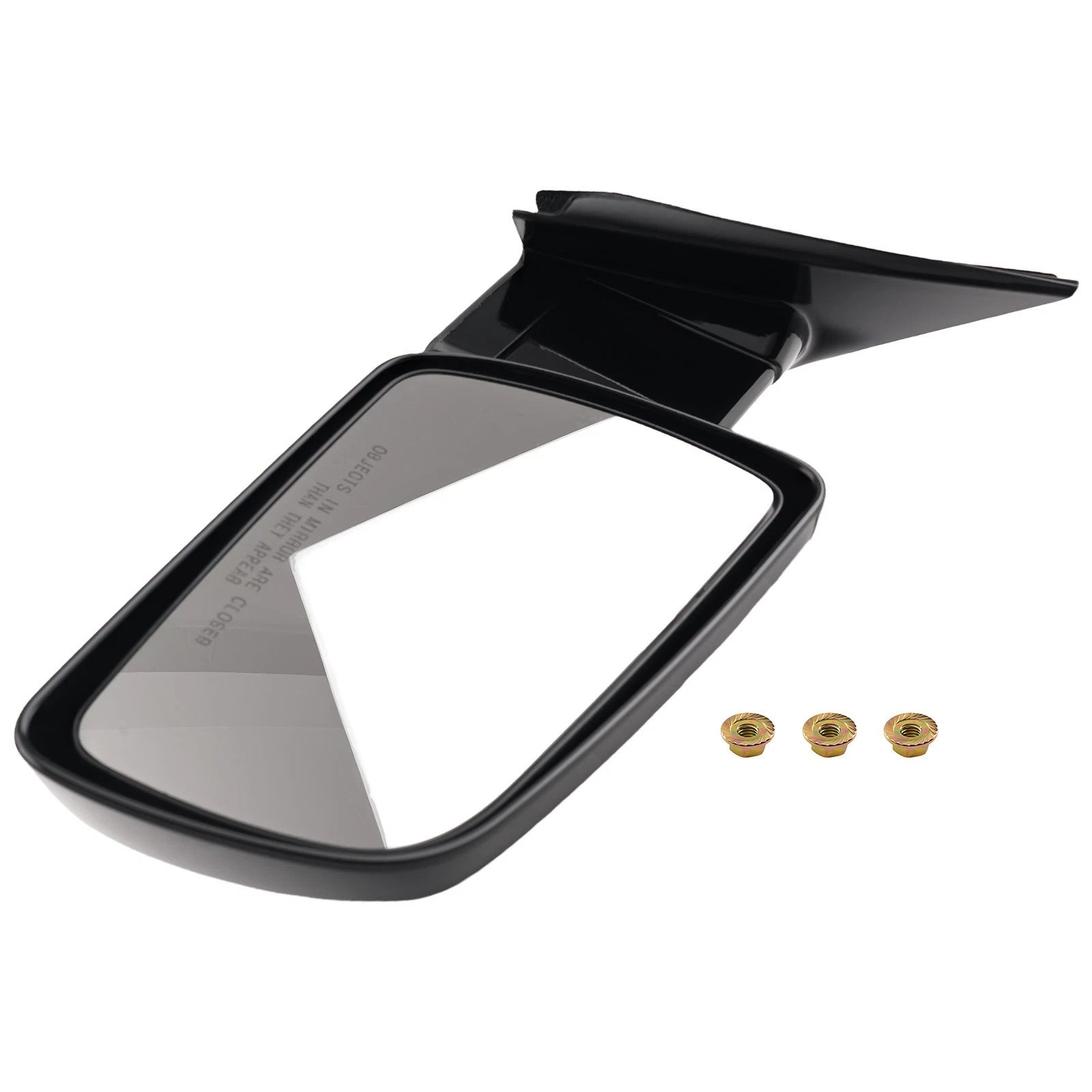 Manual Right Door Mirror for Chevy C1500 88-00 GM1321123 Non-Heated Black