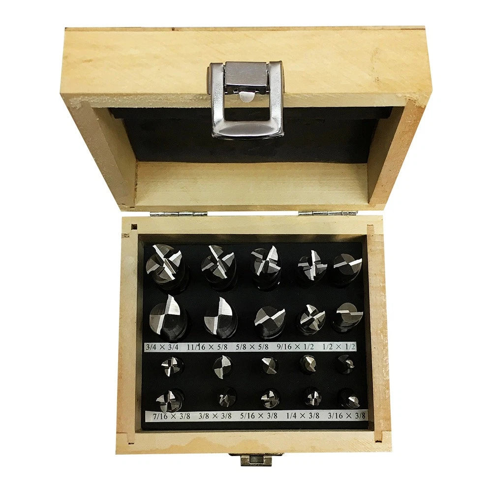 Hss End Mill Set Of 4 & 2 Flute 3/8 Inch – 3/4 Inch