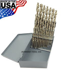 Cle Line 29pc COBALT M42 Drill Bit Set Jobber Lengths