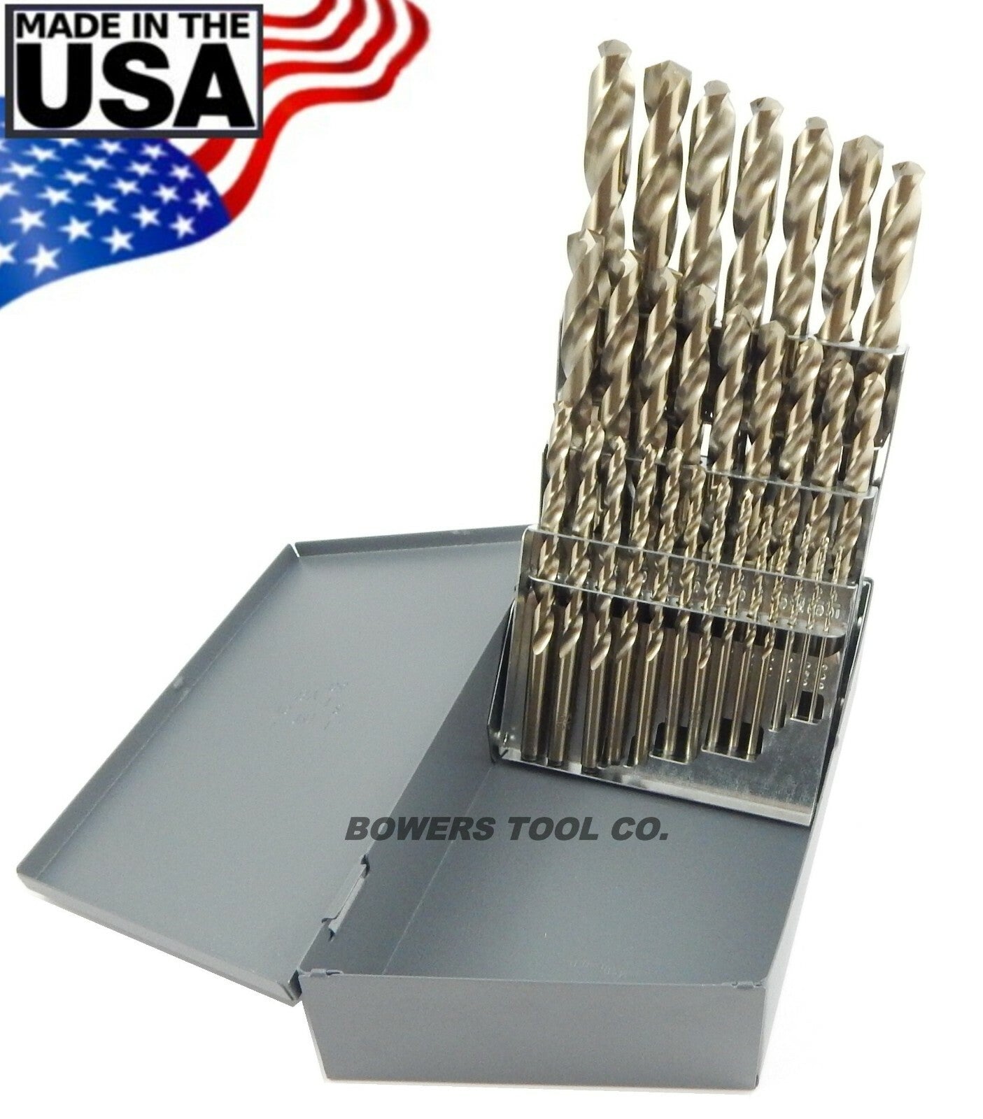 Cle Line 29pc COBALT M42 Drill Bit Set Jobber Lengths