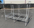 Easy Fit 4' X 8' Flood Tray Table Stand W/ Caster Wheels & Trellis