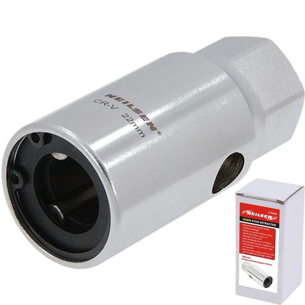 Neilsen 22mm Stud Extractor Remover Socket 3/4' Drive B