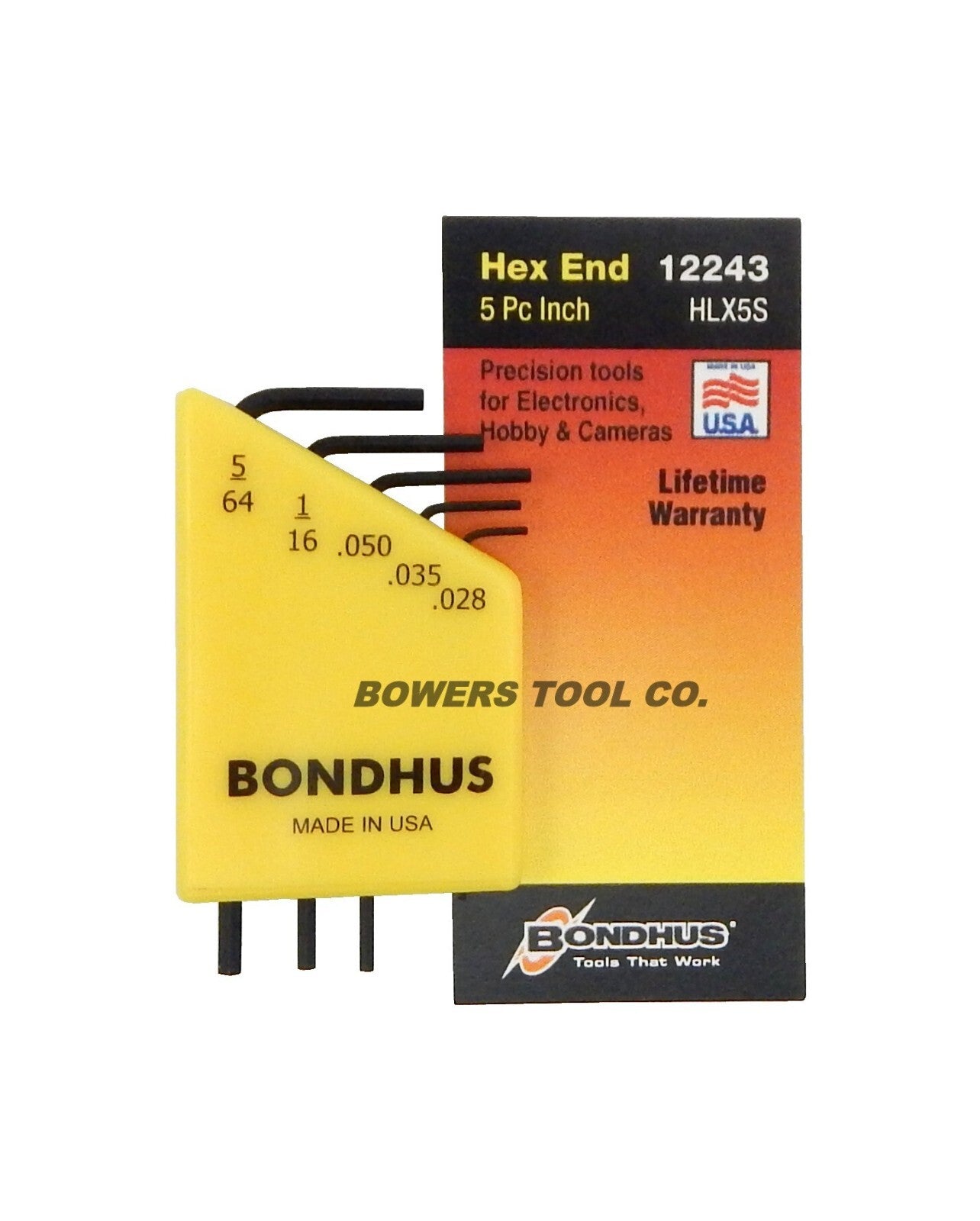 Bondhus 5pc Micro Mini Hex L Wrench Set
