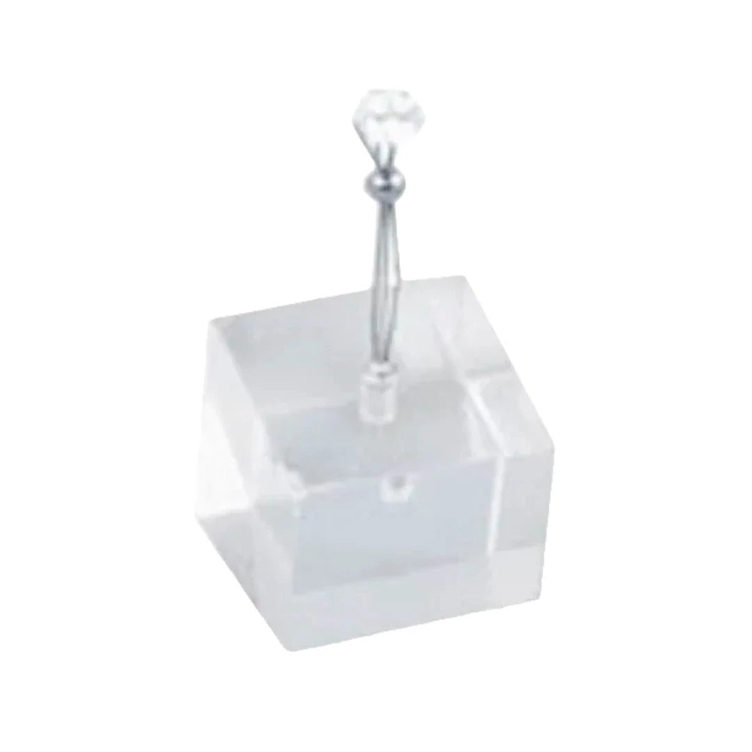 Diamond And Stone Display Stand, Clear Acrylic Straight Holder Jewelry