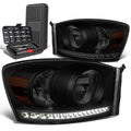 For 2006-2009 Ram Truck Led Drl Tinted Housing | Built Supply Co