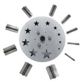 Star Shape Disc Cutter With Set Of 10 Punches Size 4mm-31mm