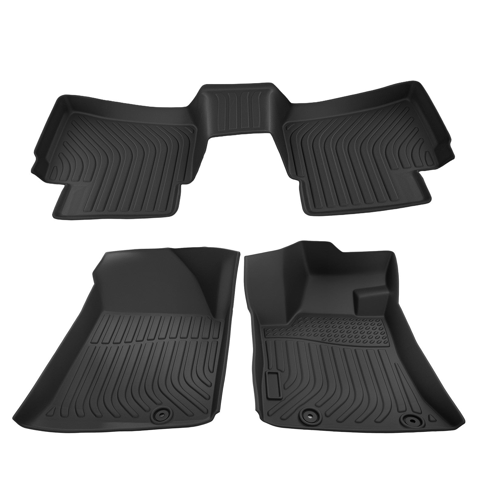 Black Floor Mats for Nissan Altima 2013-2018 TPE Waterproof