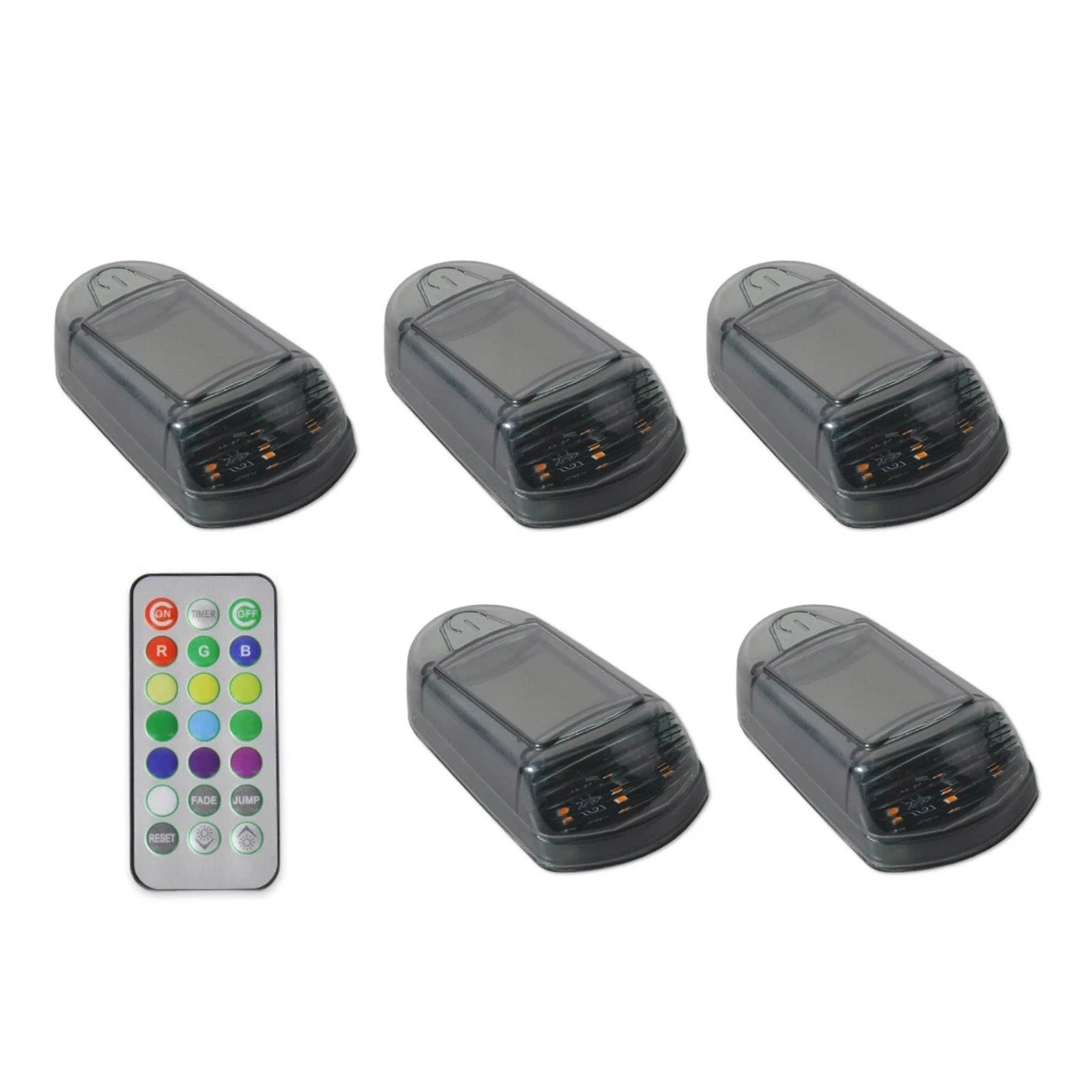 Wireless Solar Led Truck Cab Clearance Lights Amber | Built Supply Co