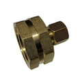 XFITTING 1/4" OD Comp. x 3/4" FHT Adapter 1 Pack