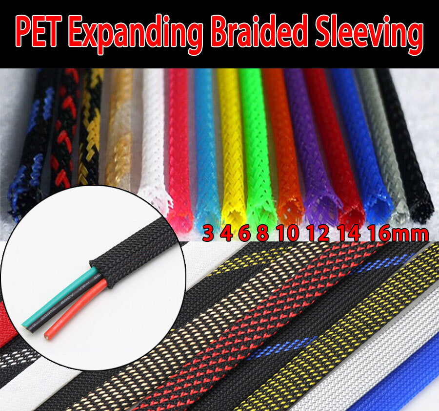 1M Expandable Braided Cable Sleeving