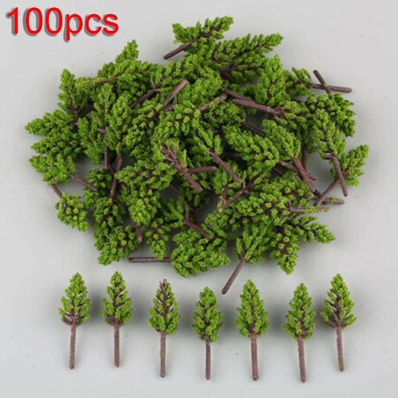 Model Pine Trees Train Scenery For N Z Scale Building Street Layout