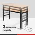 Workpro 48" Heavy-duty Adjustable Workbench Rubber Wood Top
