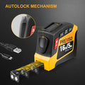 PREXISO 2-in-1 Digital Tape Measure Tools 16Ft Rechargeable Measuring