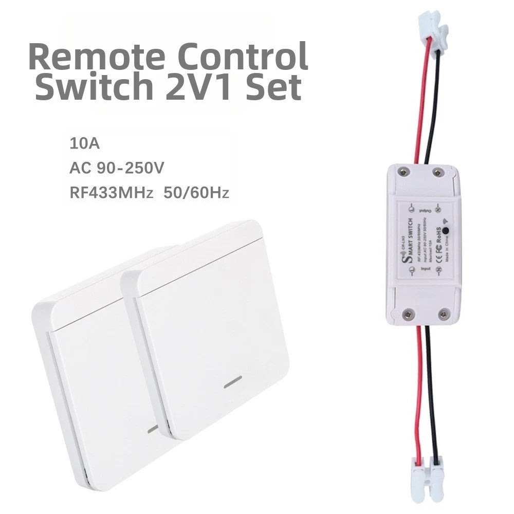 Rf433 Wireless Remote Switch Ac90 250V On Off For Home And Industrial