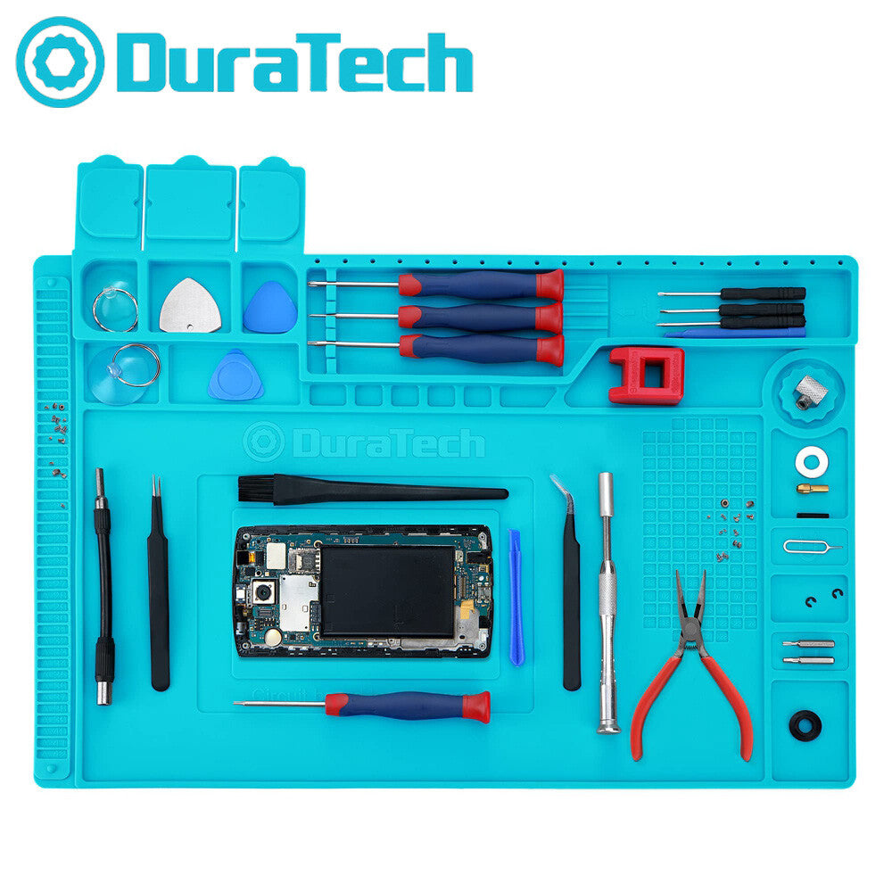 Duratech Magnetic Silicone Soldering Mat Work Mat 932°f Electronic