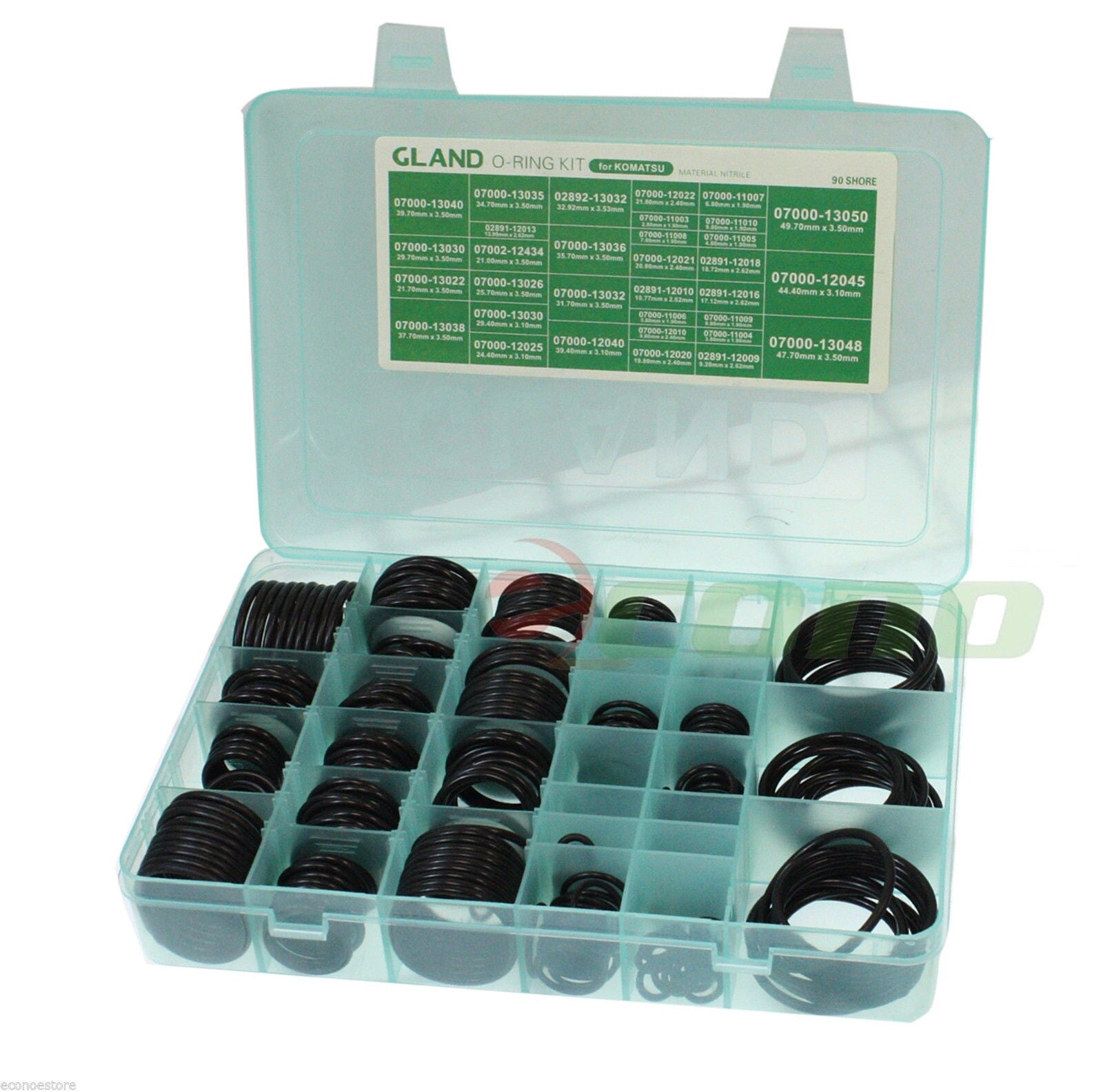 435pc O Ring Oil Seal Gaskets Kit for Komatsu Excavator