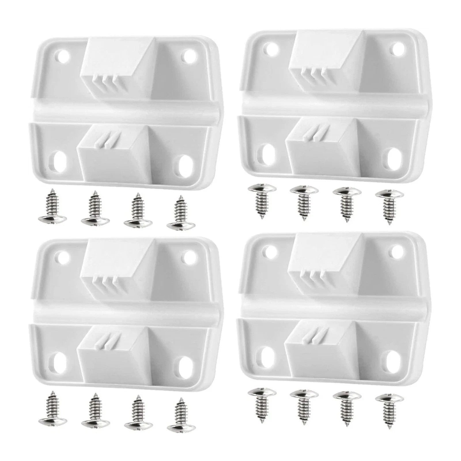 Strong White Cooler Hinge Repair Kit W/16 Screws Replacement For