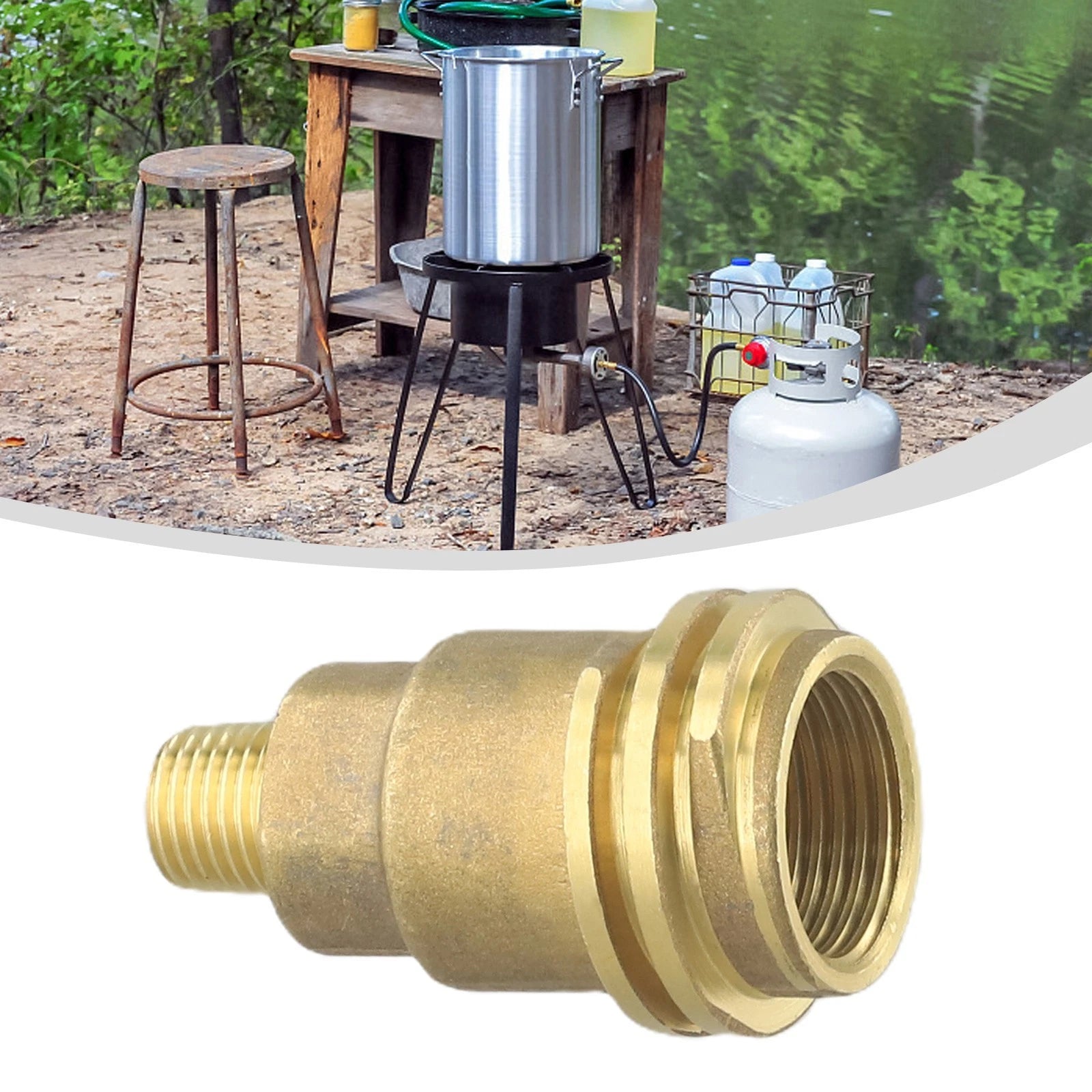 Premium Thread Adapter For Home Propane Gas Supply High Strength And